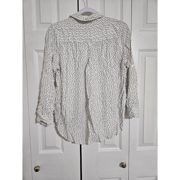 Velvet heart large women's button down blouse - Picture 2 of 12